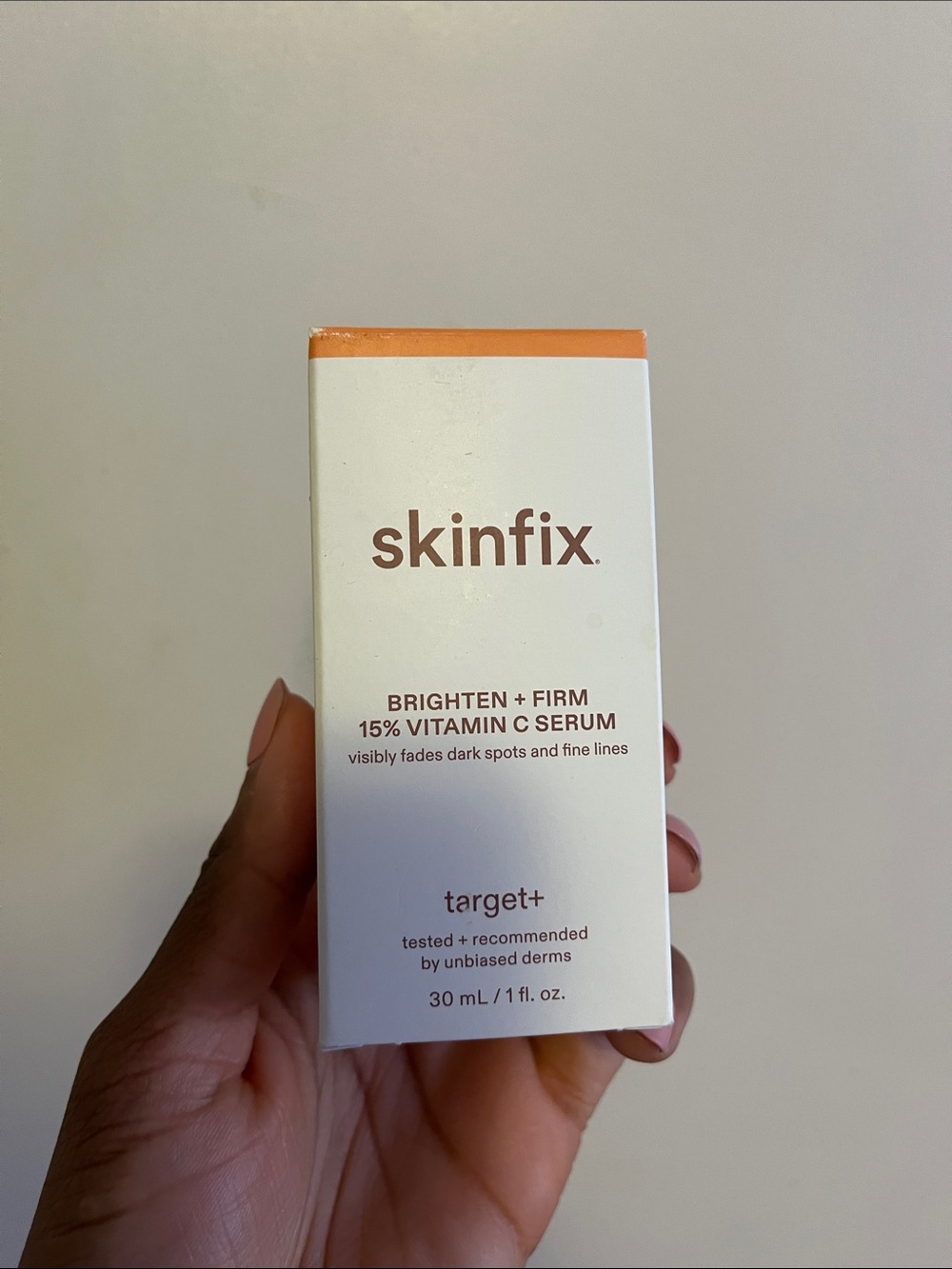 Skinfix Brighten + Firm Vitamin C Serum — White & Orange